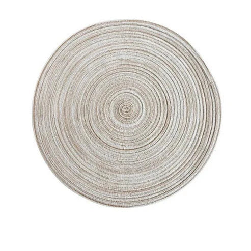 Japanese Takashimadaira Linen Placemat - Two Sizes - Gray - 18 cm (7.1") from Japanese Kitchen Supply