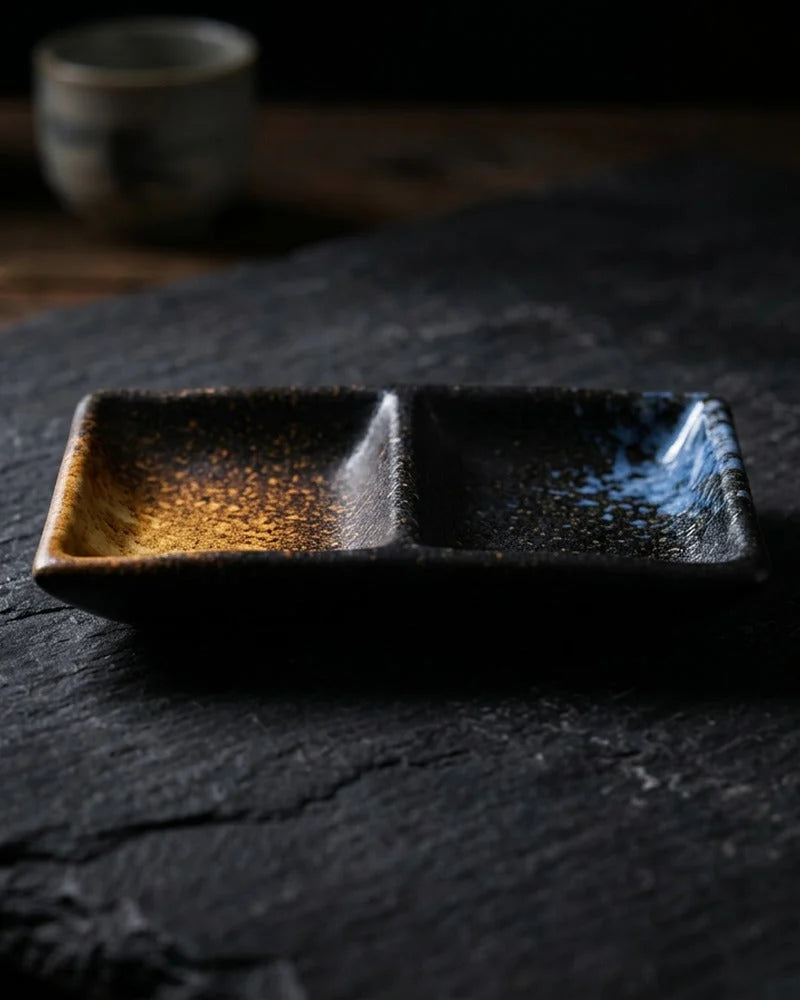 Japanese Tsukiji Ceramic Sauce Bowl - Small Dish for Soy Sauce & Dips - main product image from Japanese Kitchen Supply