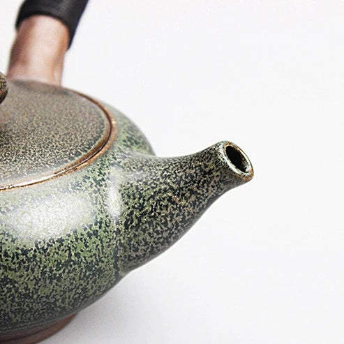 Keiko Ceramic Japanese Teapot - 260ml (5 Colors) - product detail view from Japanese Kitchen Supply