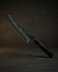 Kurayami Damascus Kiritsuke Knife 20 cm