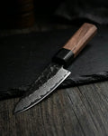 Kurayami Damascus Paring Knife 9 cm
