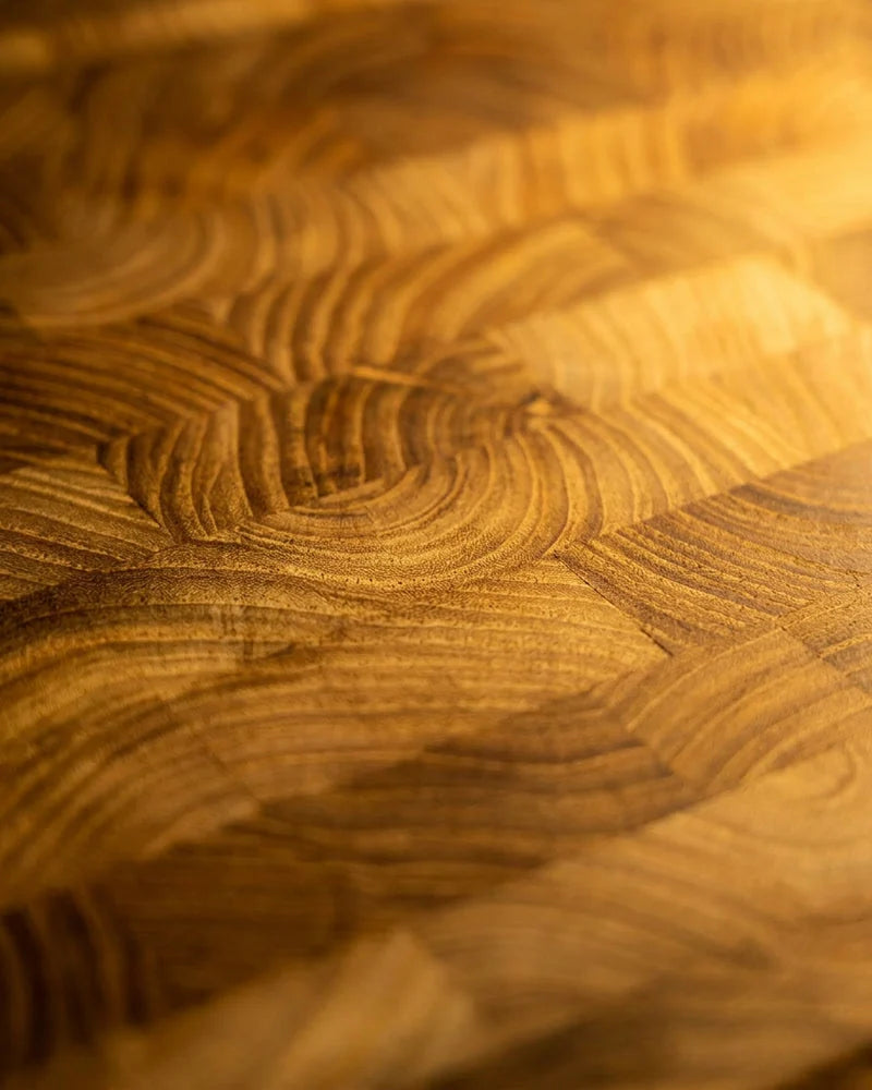Luxury Cutting Board Teak Wood - End Grain - 35 × 25 × 2.5 cm detail photo