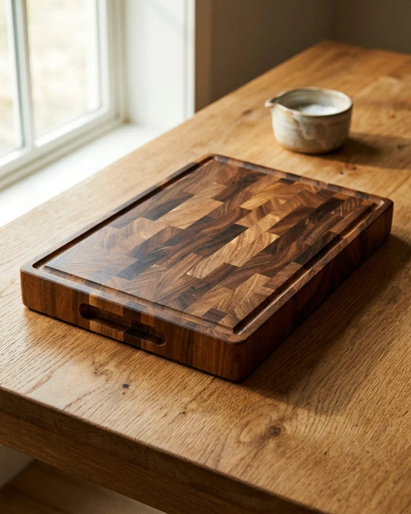 Luxury Walnut Wood Cutting Board - 40 x 30 x 4.5 cm product photo