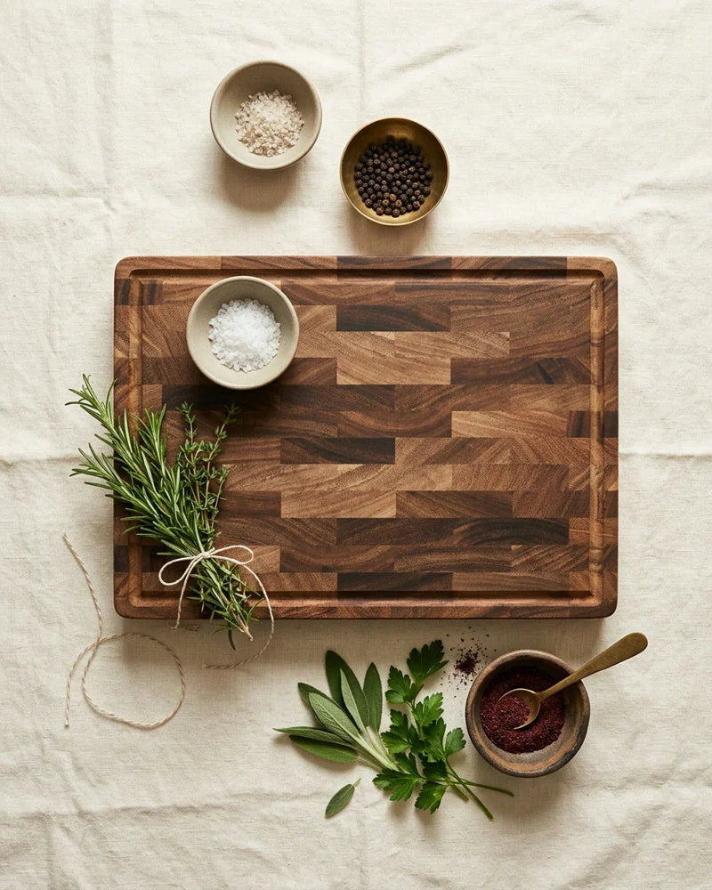 Luxury Walnut Wood Cutting Board - 40 x 30 x 4.5 cm product image