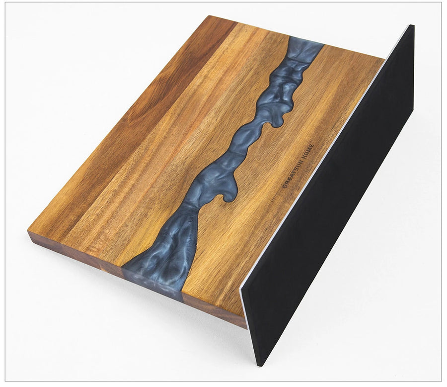 Magnetic Solid Wood & Resin Knife Holder style option