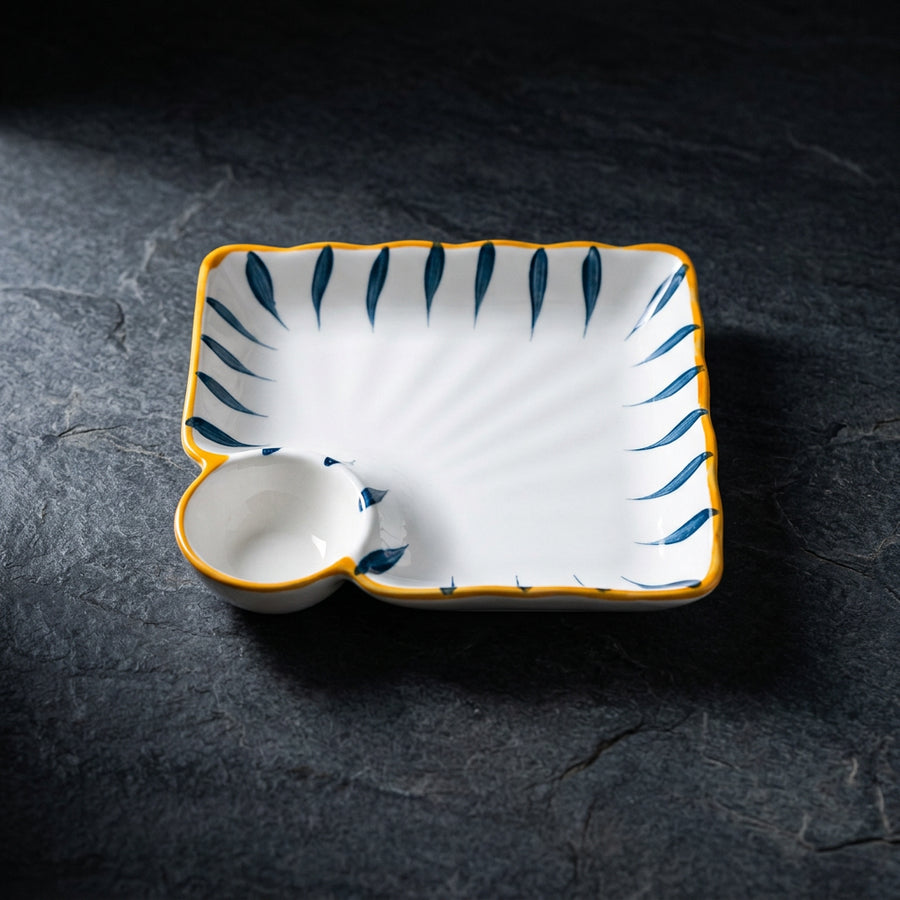 Plate with Sauce Bowl Hotaka, Set of 4 Colors product photo