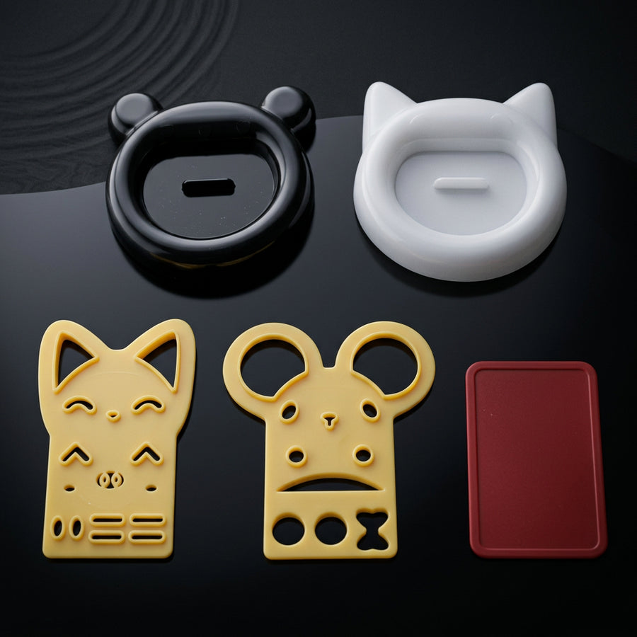Bear and Cat Rice Mold Daimon product photo