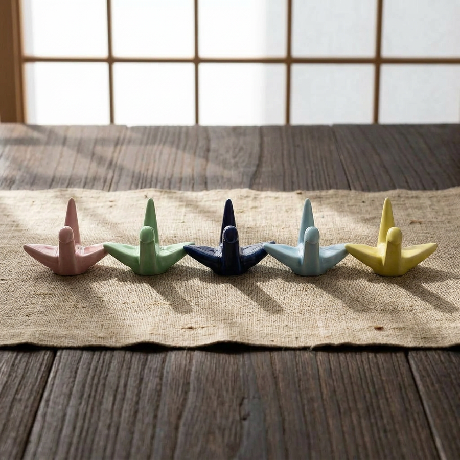 5 Chopstick Holders Origami product image
