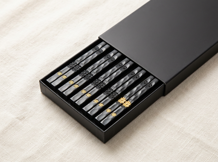 Akina Plastic Chopsticks Set of 5 product photo
