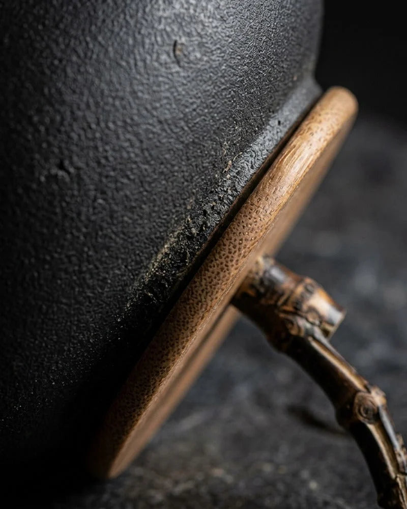 Netsume Mitsuki Matcha Storage Jar detail photo