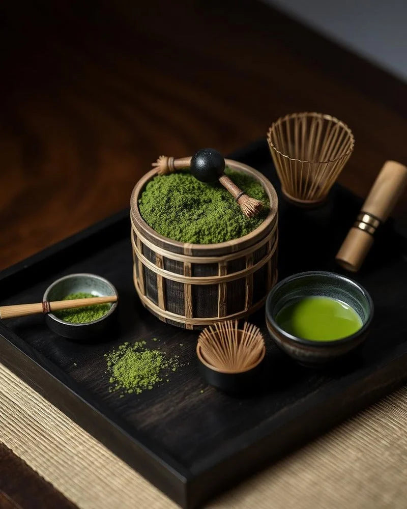 Netsume Yumiko Matcha Storage Jar lifestyle photo