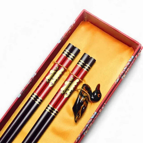 Ehime Portable Stainless Steel Chopsticks Set