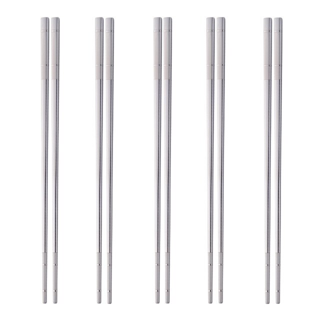 Kokoa Stainless Steel Chopsticks, Set of 6 product image