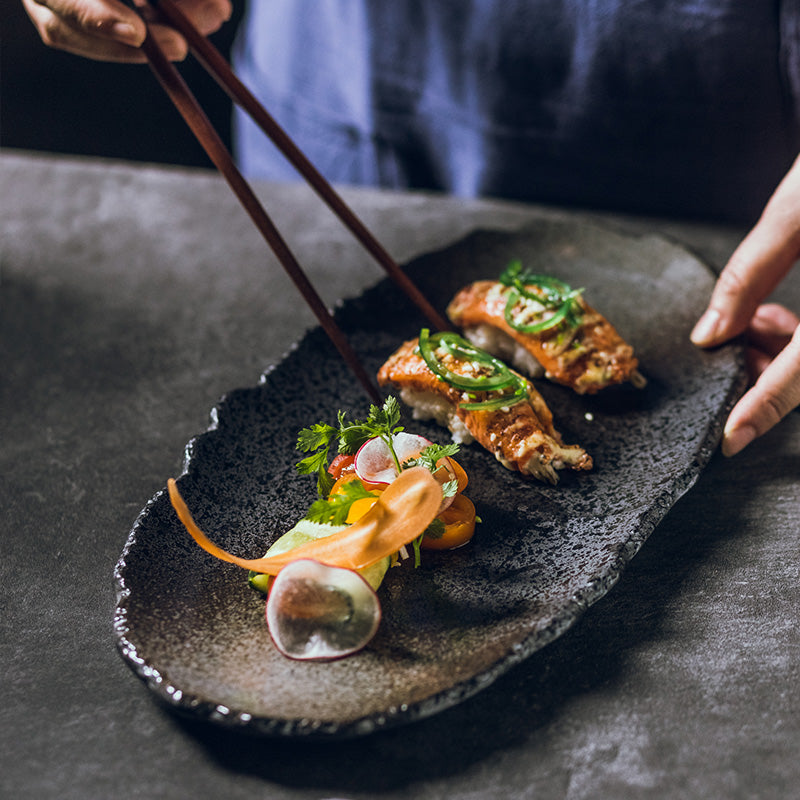 Uchi Ceramic Sushi Plate product image