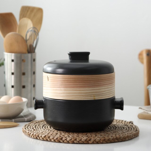 Casserole with Steamer Enryaku-ji (5 Colors and 3 Sizes) product image
