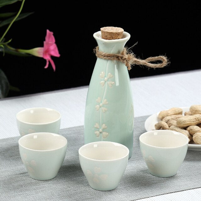 Sake Set Kaikoma (5 Colors) product image