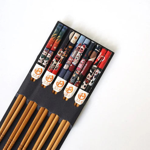 Alcock Set of 5 Pairs of Chopsticks