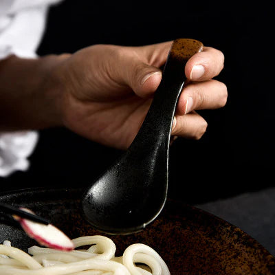 Japanese Tone Ceramic Spoon – Soup, Ramen & Dessert Spoon