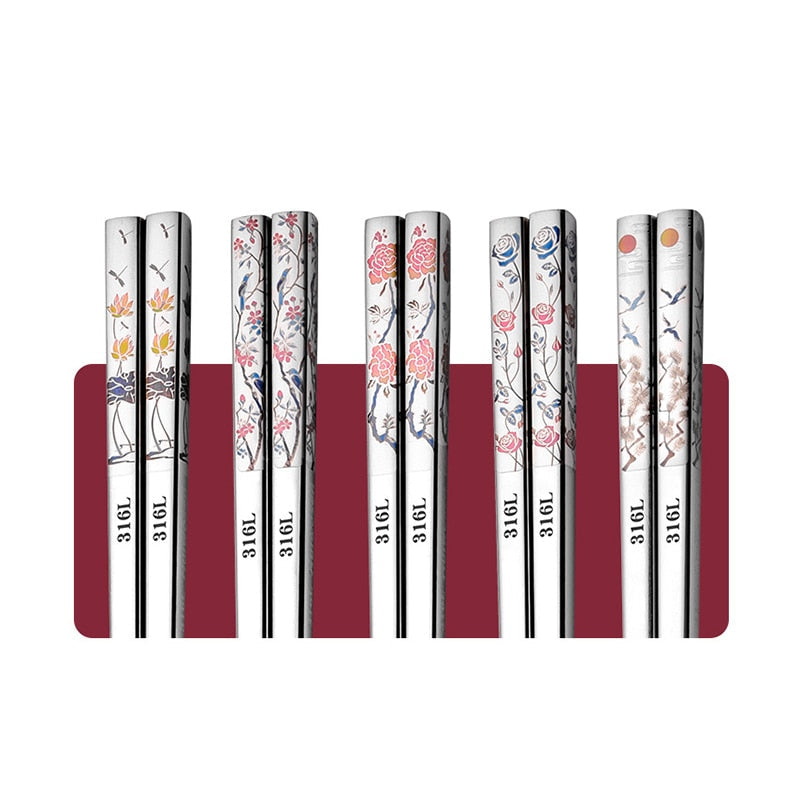 Oishi Stainless Steel Chopsticks product photo