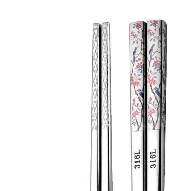 Oishi Stainless Steel Chopsticks product image