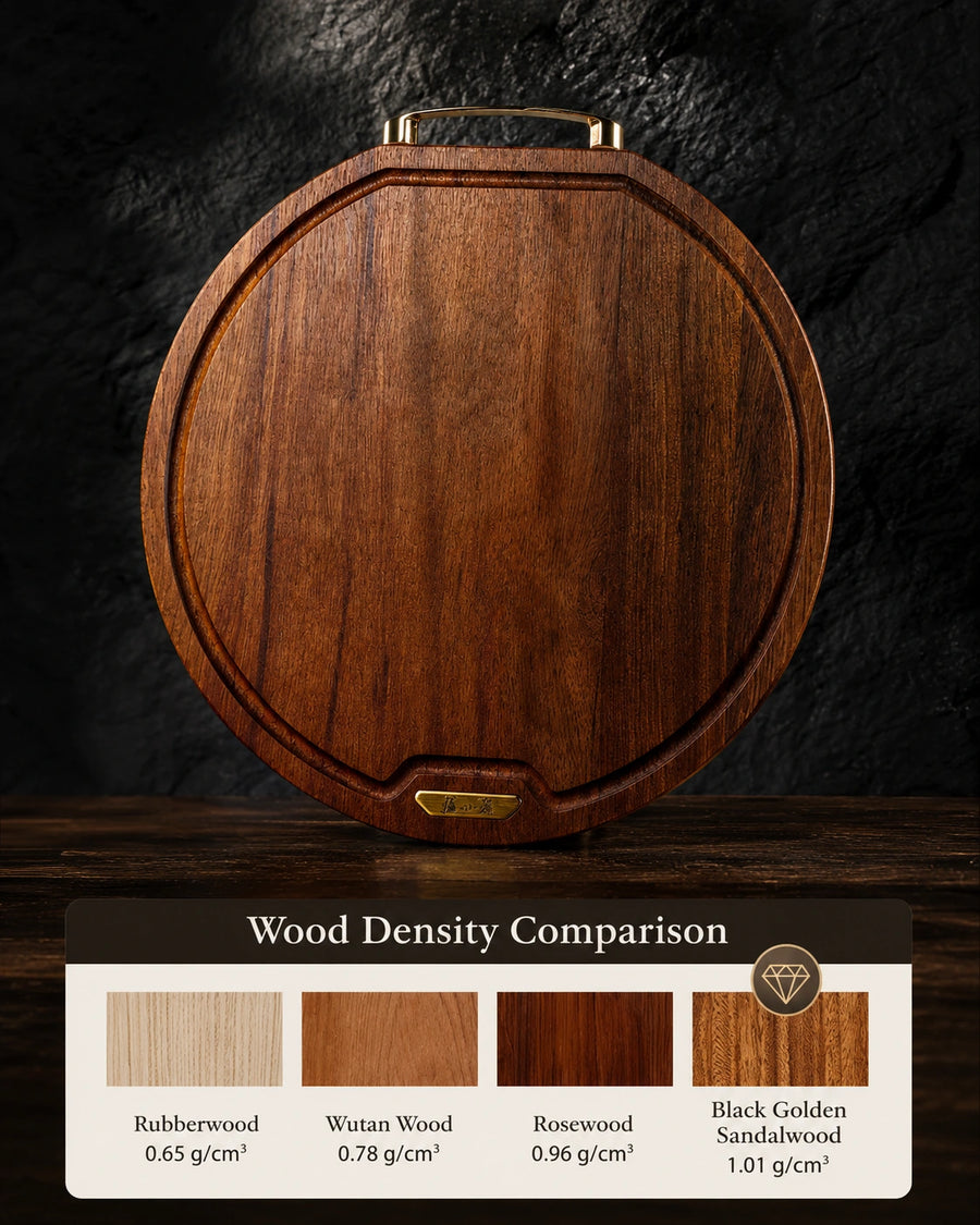 Round Blackwood Cutting Board – Medium & Large - Large product photo 2