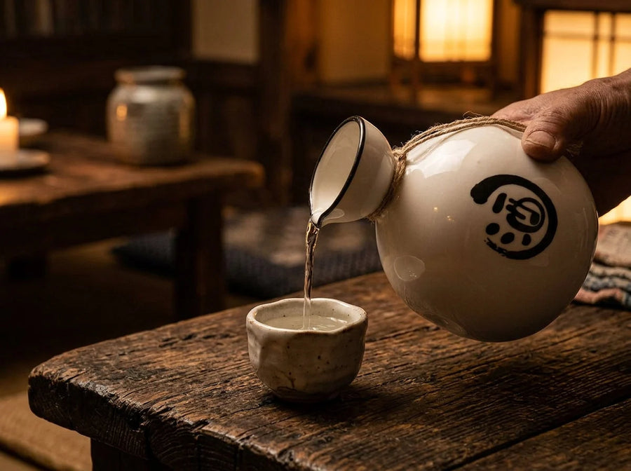 Sake Bottle Meguro ( 2 capacities) lifestyle photo