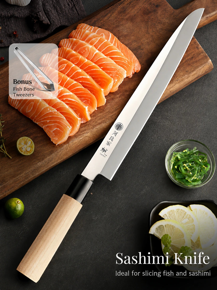 Yanagiba Sashimi Knife for Fish & Sushi – With Cover Options product photo 10