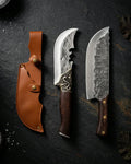 Knife Set "Kanagawa" – Wood Handle