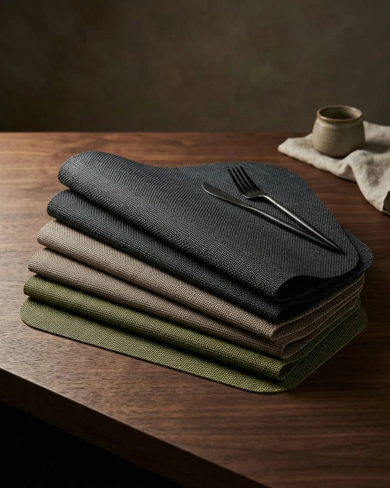 Ame Placemats – Set of 6 (8 Colors) product photo