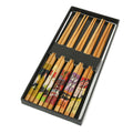 Kurume Set of 5 Pairs of Wooden Chopsticks