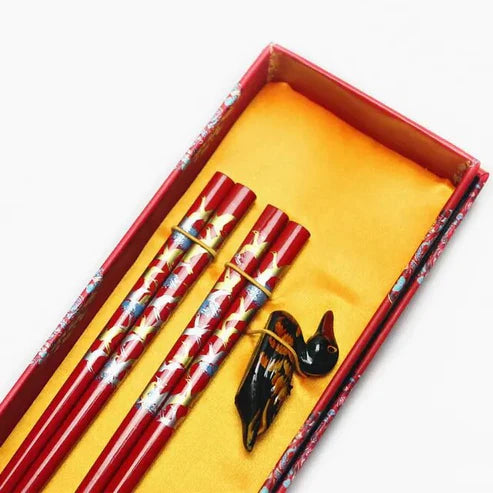 Ehime Portable Stainless Steel Chopsticks Set