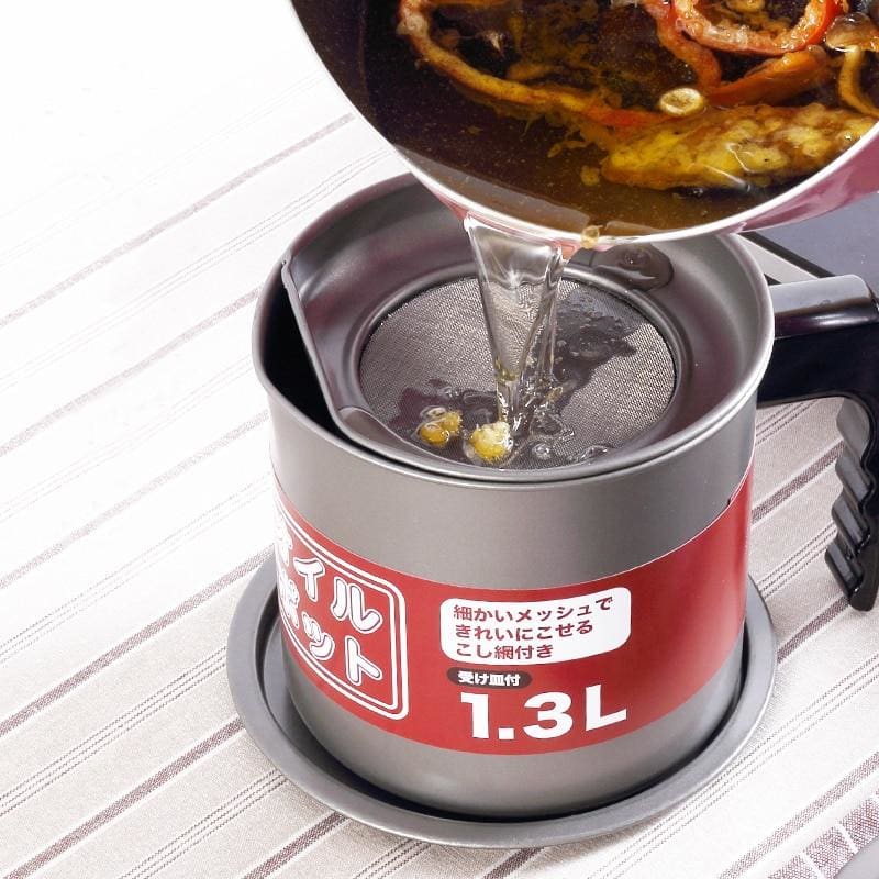 Tempura Pot and Oil Filter Container Saru ( 3 models) product image
