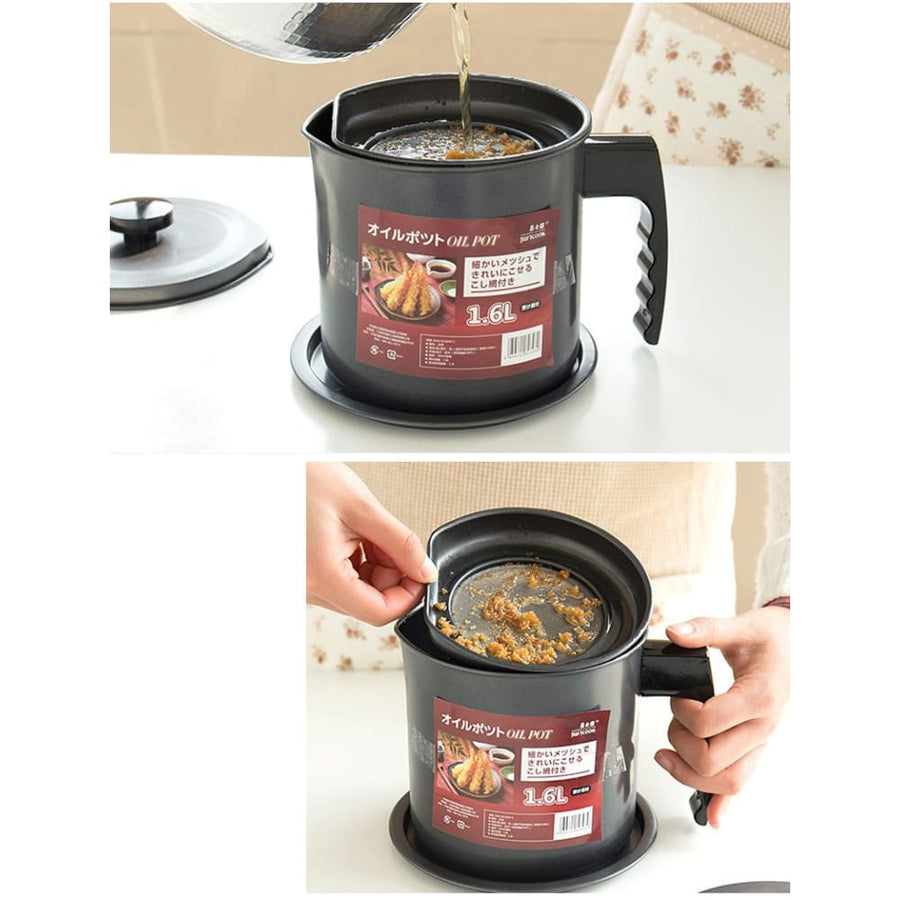 Tempura Pot and Oil Filter Container Saru ( 3 models) product image