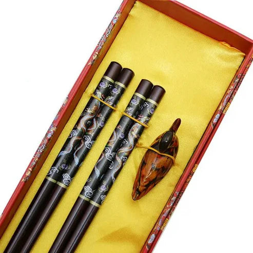 Ehime Portable Stainless Steel Chopsticks Set