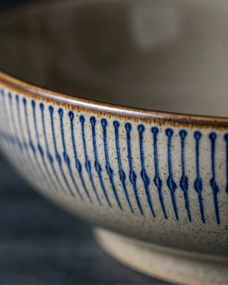Yamato Porcelain Noodle Bowl detail photo