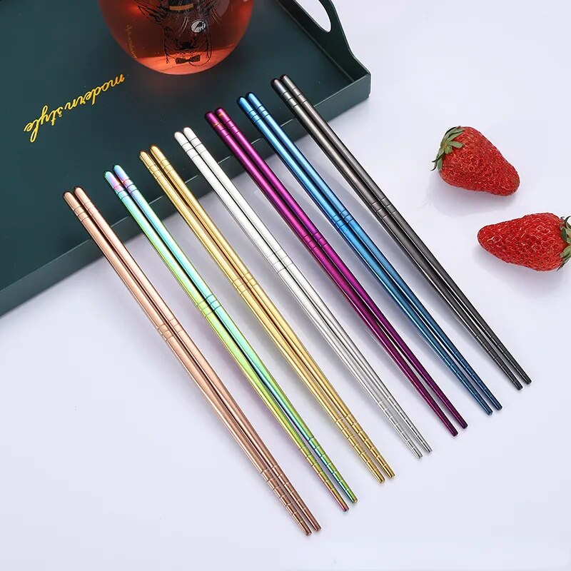 Idabashi Stainless Steel Portable Chopsticks Set product image