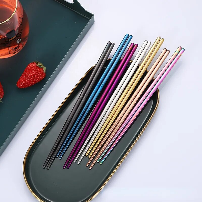 Idabashi Stainless Steel Portable Chopsticks Set product image