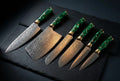 Midori — Damascus Knife Set (8-piece)