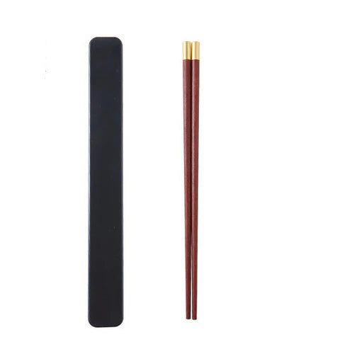 Dem Walnut Wood Portable Chopsticks Set