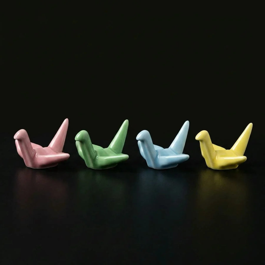 4 Chopstick Holders Origami product photo