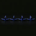 4 Chopsticks Holders Origami Blue