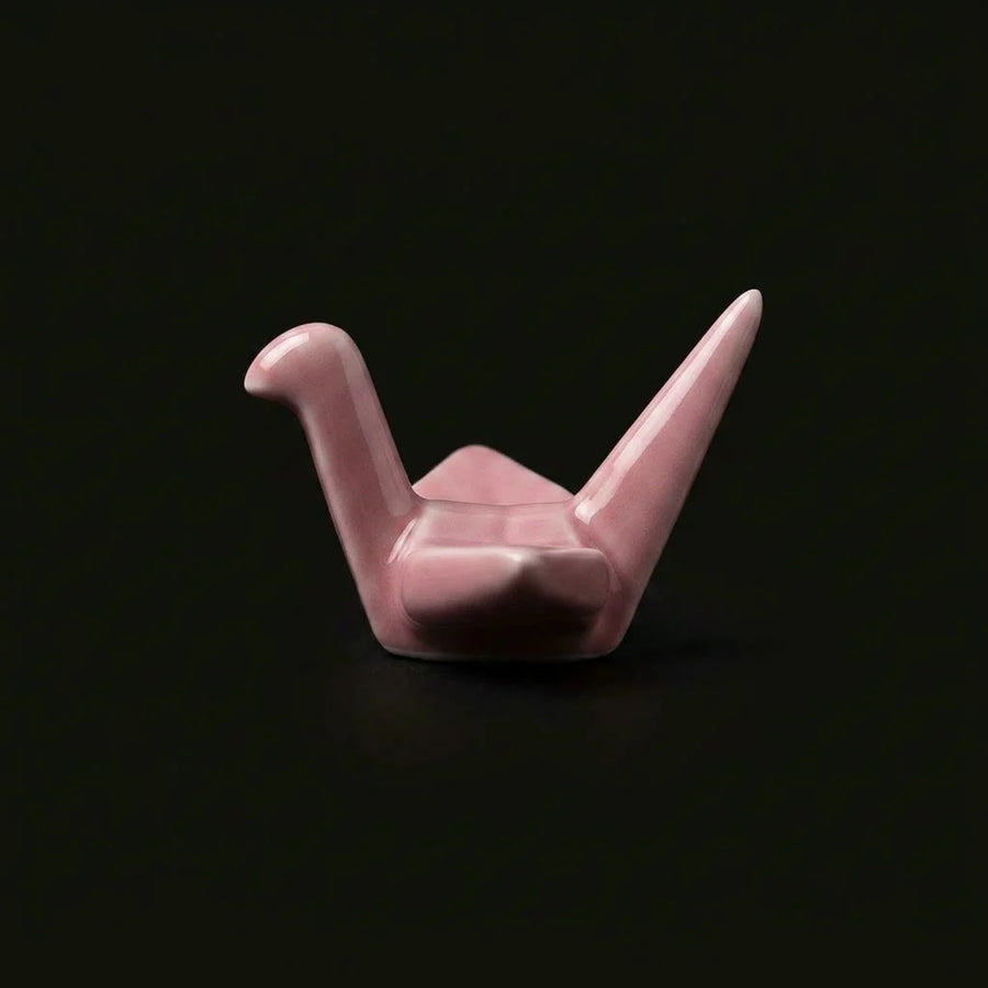 4 Chopsticks Holders Origami Pink product image