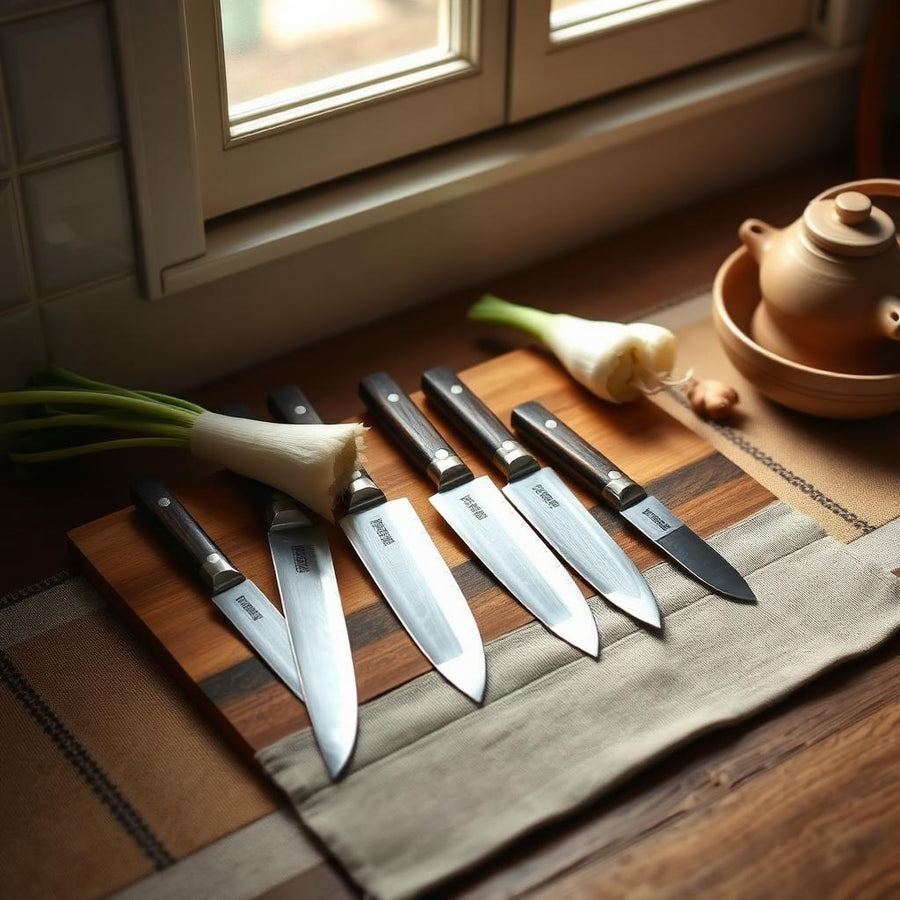 Hiroo Knife Set – 5-Piece Gift Set lifestyle photo