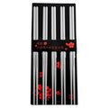 Shiga Set of 5 Pairs of Metal Chopsticks