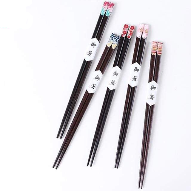 Chai Handmade Wooden Chopsticks Set of 5 product image