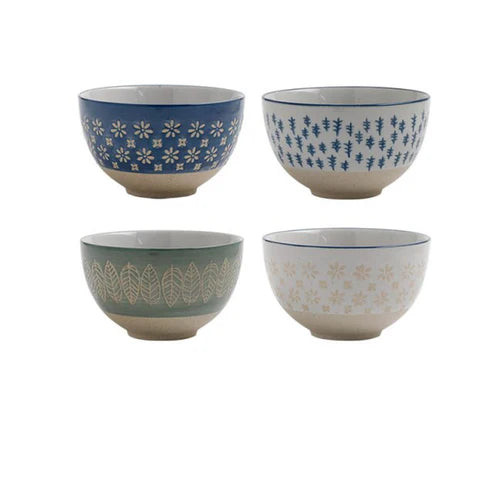 Japanese Miki Ceramic Donburi Bowl – 4 Models