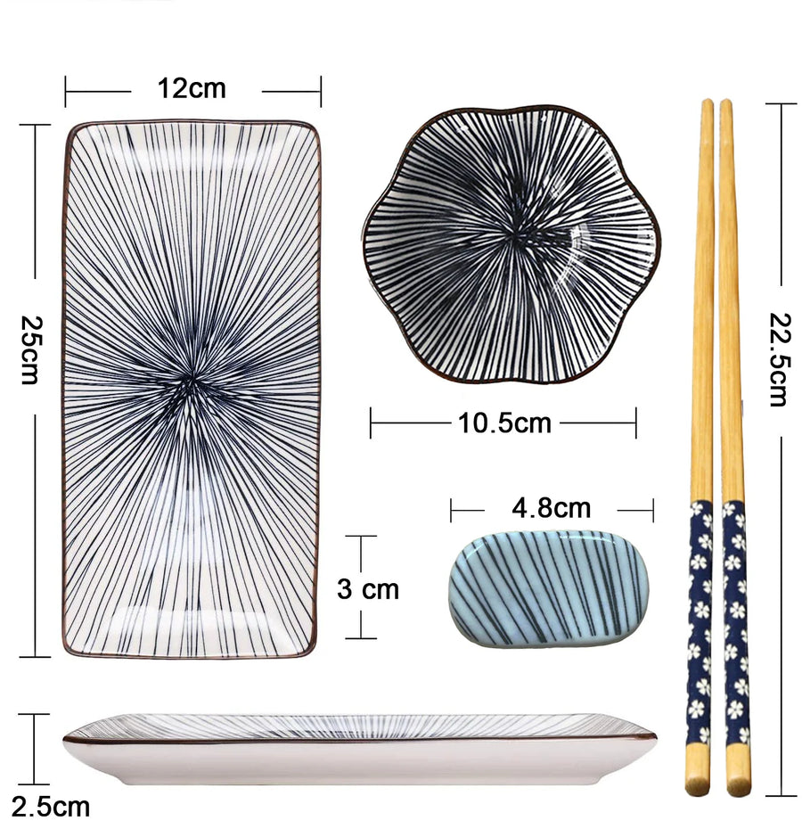 Sushi Dinnerware Set Hanan, Set of 2 product image