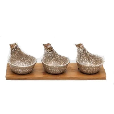 Japanese Yoshito Ceramic Sauce Bowl Set – Small Dishes for Soy Sauce & Dips