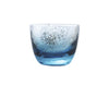 Blue sake glass