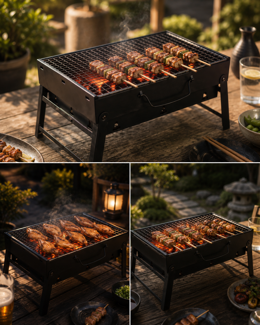 Japanese Shibetsu Yakitori Charcoal Grill